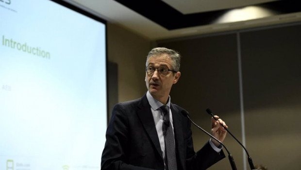 ep el gobernador del banco de espana pablo hernandez de cos durante su intervencion en la