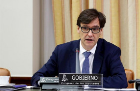ep el ministro de sanidad salvador illa durante su comparecencia este jueves en la comision