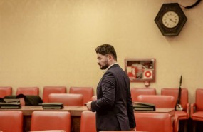 ep el portavoz de erc en el congreso de los diputados gabriel rufian a su llegada a la comision