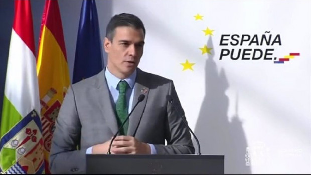 ep el presidente del gobierno pedro sanchez participa en la rioja en un acto para presentar el plan