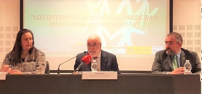 ep en el cenytro el delegado del gobierno jesus loza en rueda de prensa en san sebastian