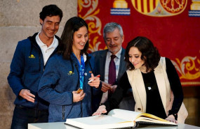 ep grupomadrid nota de prensa y primer envio de fotos diaz ayuso elogia la ilusion la disciplina el