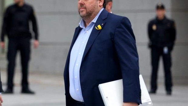 ep junqueras llegandola audiencia nacionaldeclararrebelion