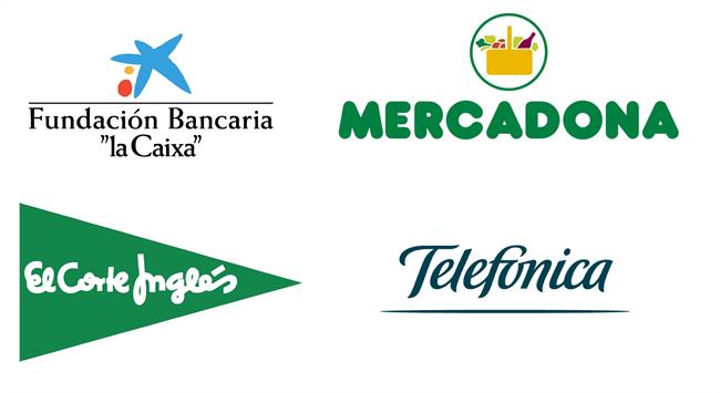La Caixa, Telefónica, El Corte Inglés y Mercadona | EUROPA PRESS ep la caixa telefonica corte inglesmercadona