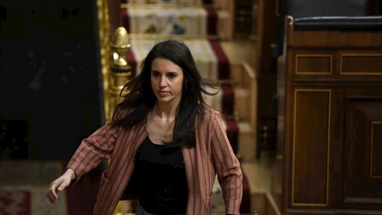 ep la ministra de igualdad irene montero en el congreso de los diputados
