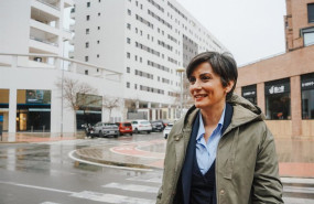 ep la ministra de vivienda y agenda urbana isabel rodriguez en las inmediaciones de la promocion de