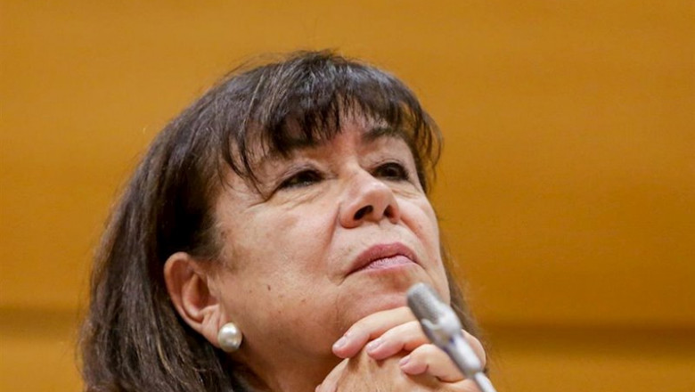 ep la vicepresidenta primera del senado y presidenta del psoe cristina narbona durante la diputacion