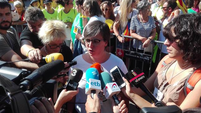M.Boya (CUP) en la manifestación de la Diada 2017 | EUROPA PRESS ep mboya cup enmanifestacionla diada 2017
