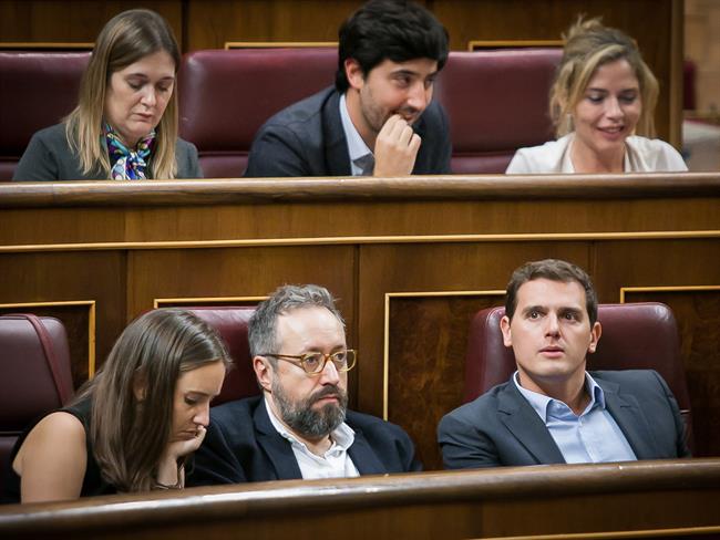 Melisa Rodríguez, Juan Carlos Girauta y Albert Rivera | CONGRESO - Archivo ep melisa rodriguez juan carlos girautaalbert rivera