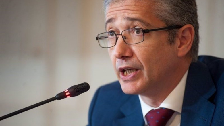 Pablo Hernández de Cos, Gobernador del Banco de España | UIMP ep pablo hernandez de cos gobernador del banco de espana durante su intervencion en el curso de