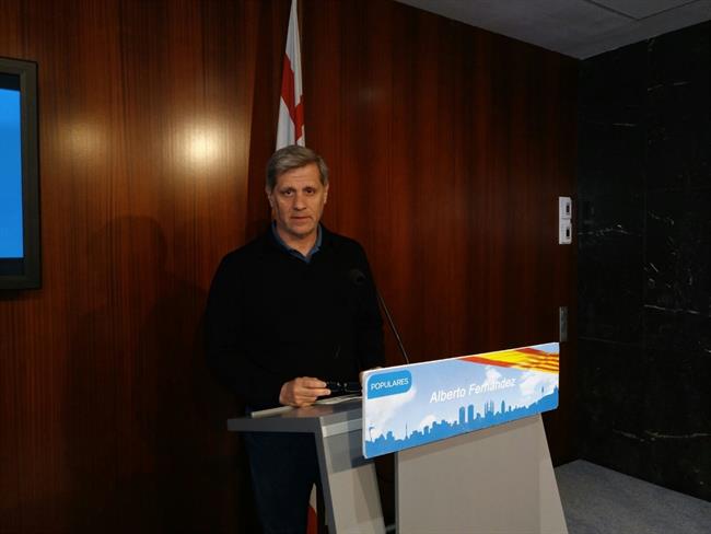 El presidente del PP en el Ayuntamiento de Barcelona, Alberto Fernández | EUROPA PRESS ep presidenteppayuntamientobarcelona alberto fernandez