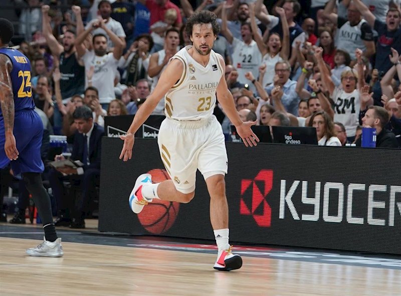 ep sergio llull en un partido con el real madrid
