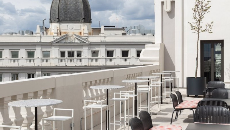ep terraza de la planta 9 del hotel pestana cr7 gran via madrid ep terraza de la planta 9 del hotel pestana cr7 gran via madrid