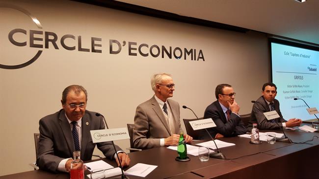 Raimon Grifols Roura (dreta.), conseller delegat de Grifols victor grifols roura anton costas raimon grifols roura y victor grifols deu
